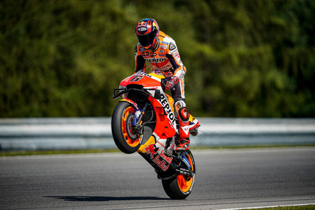 Stefan Bradl (6). Photo courtesy Repsol Honda.