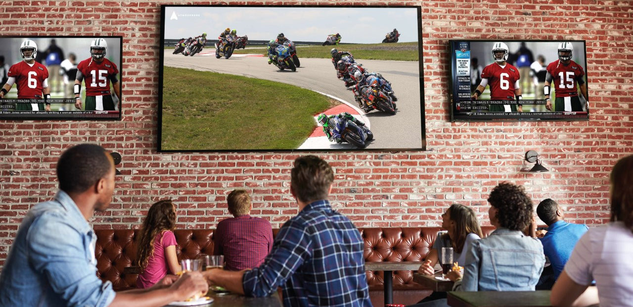 Soon you may be able to enjoy MotoAmerica racing action on a TV screen at a bar or restaurant. Image courtesy MotoAmerica.