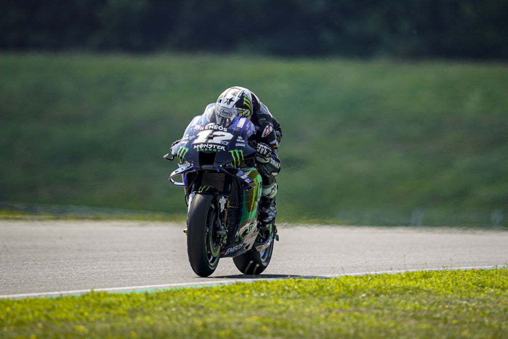 Maverick Vinales (12). Photo courtesy Monster Energy Yamaha.