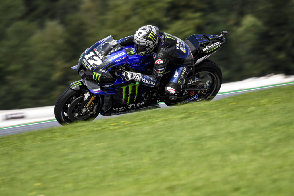 Maverick Vinales (12). Photo courtesy Monster Energy Yamaha.