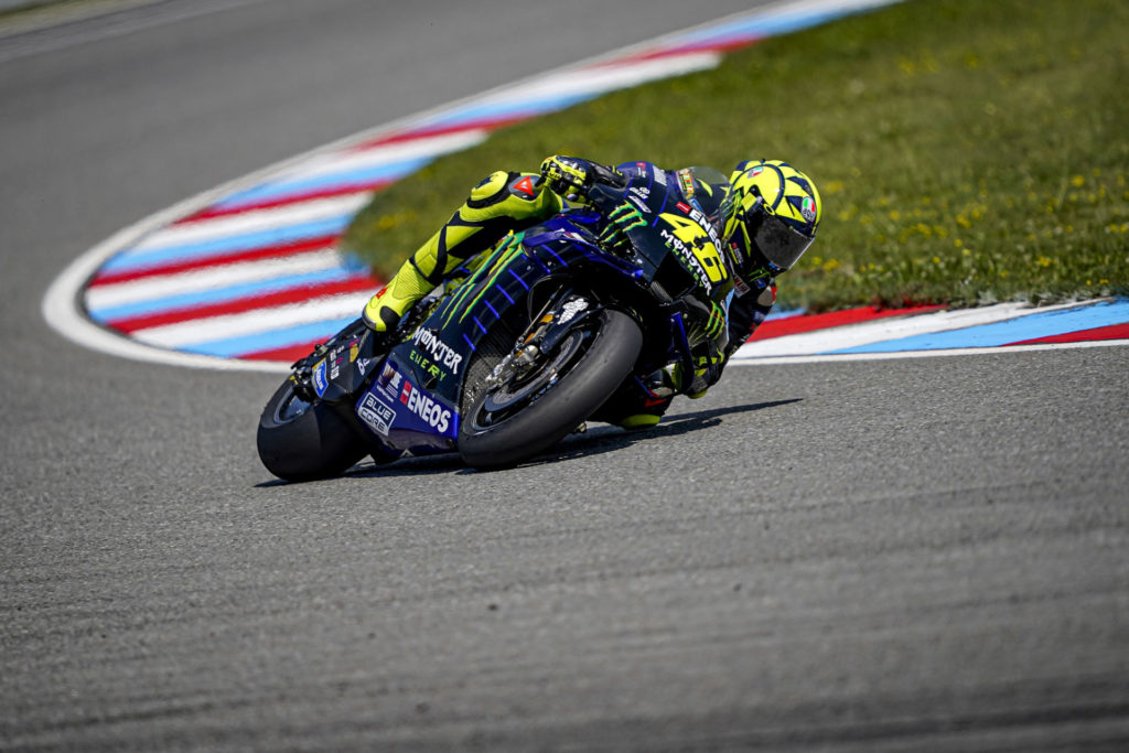 Valentino Rossi (46).  Photo courtesy Monster Energy Yamaha.