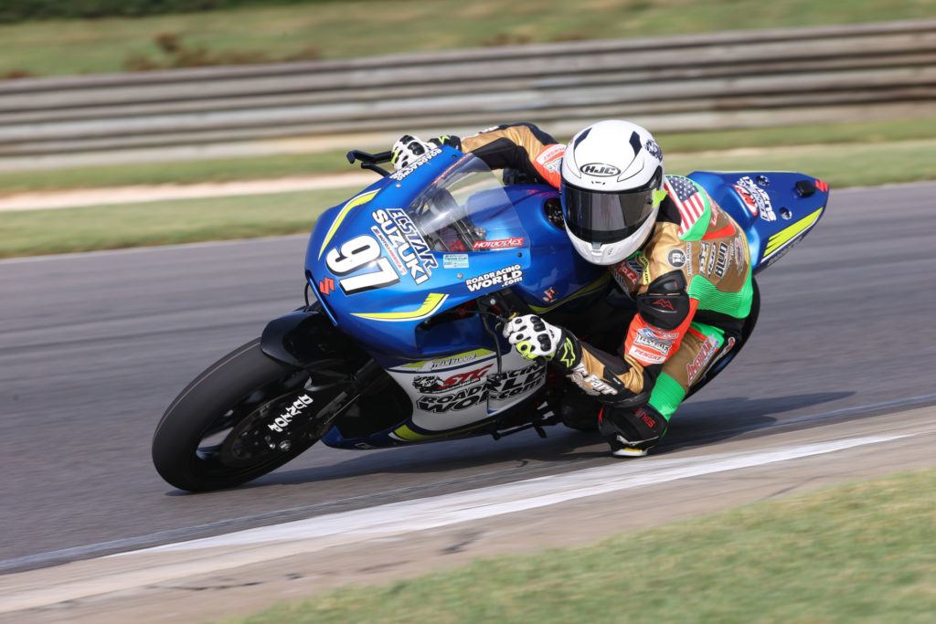 Rocco Landers (97). Photo by Brian J. Nelson, courtesy Suzuki Motor of America, Inc.