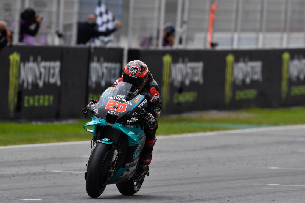 Fabio Quartararo (20). Photo courtesy Dorna.