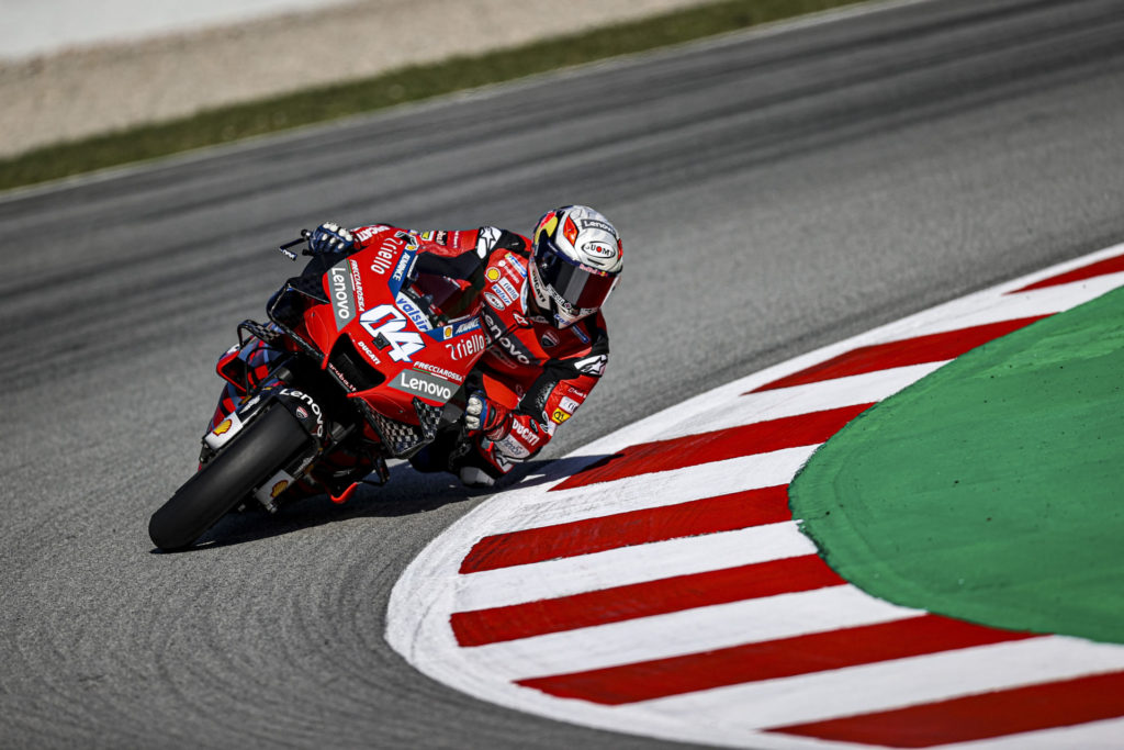 Andrea Dovizioso (04). Photo courtesy Ducati.