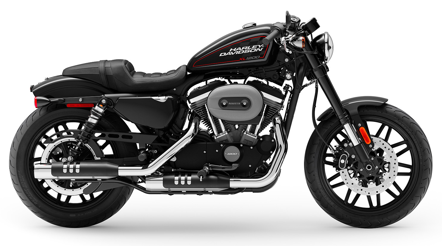 A 2020 Harley-Davidson XL1200 Sportster Roadster. Photo courtesy Dunlop.