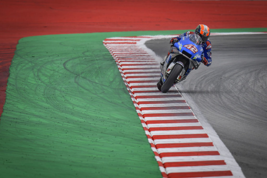 Alex Rins (42). Photo courtesy Dorna.