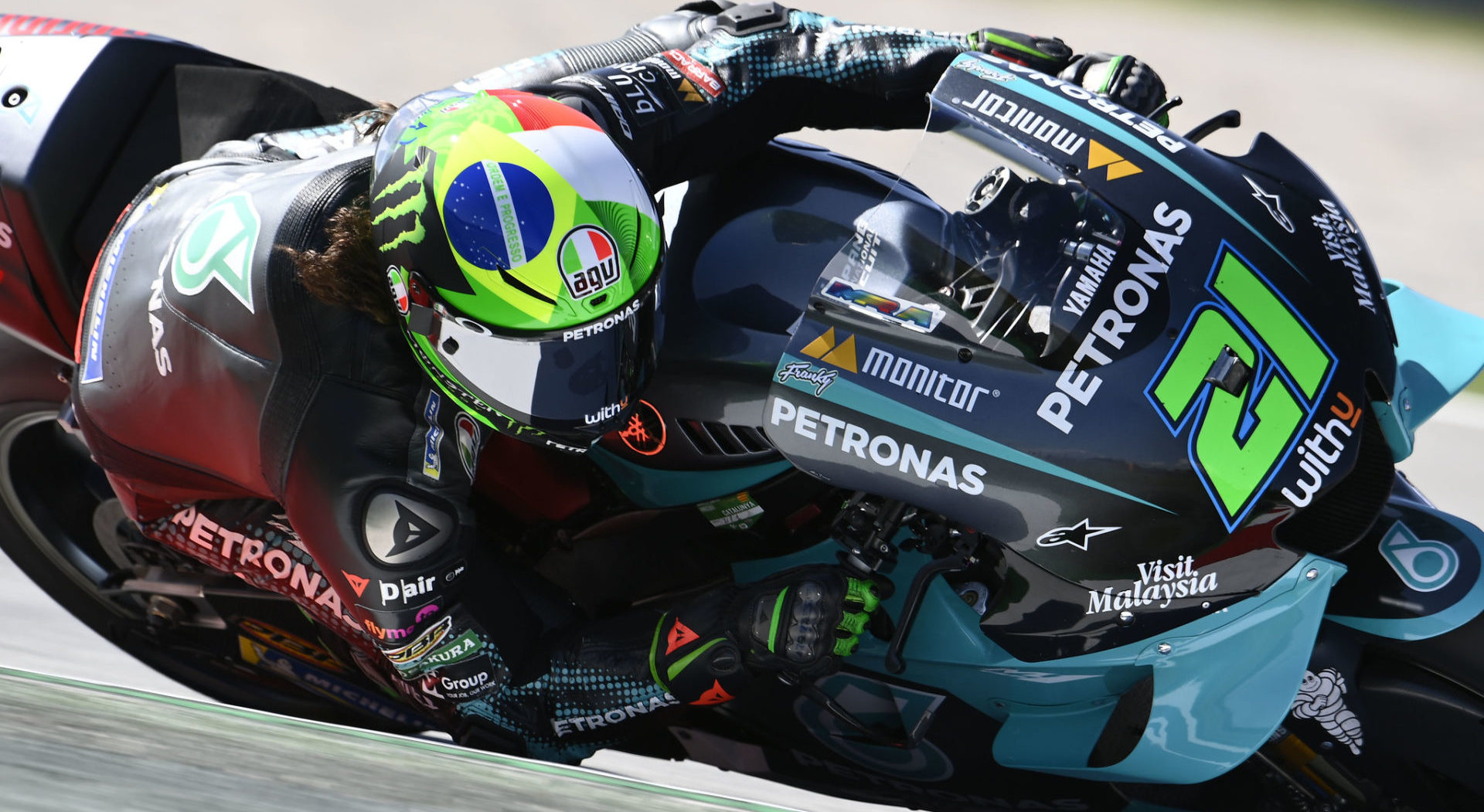 Franco Morbidelli (21). Photo courtesy PETRONAS Yamaha SRT.