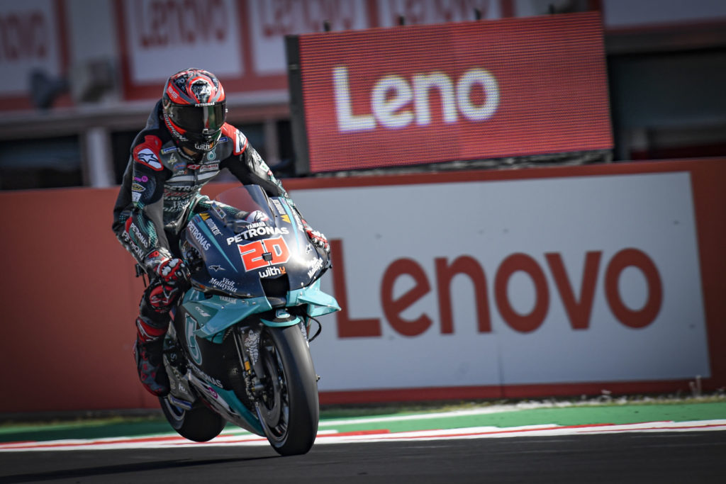 Fabio Quartararo (20). Photo courtesy Dorna.