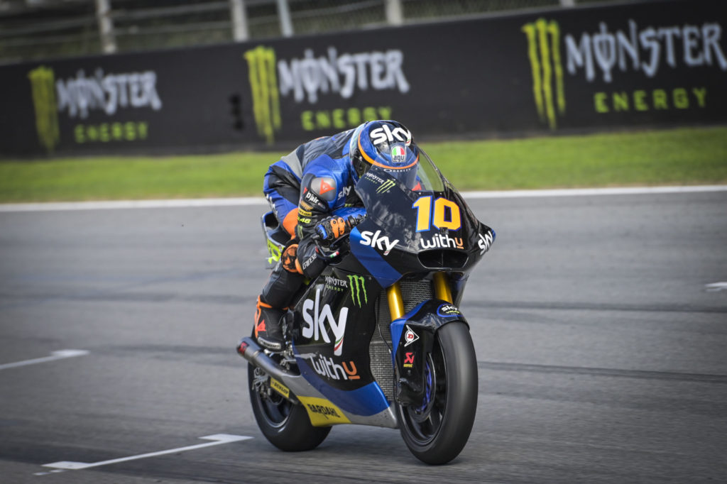 Luca Marini (10). Photo courtesy Dorna.