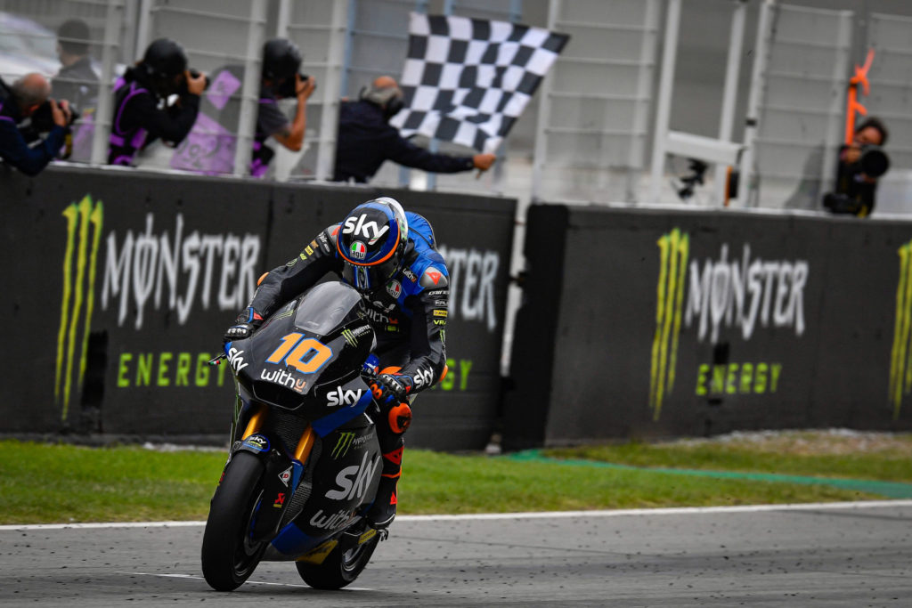 Luca Marini (10). Photo courtesy Dorna.