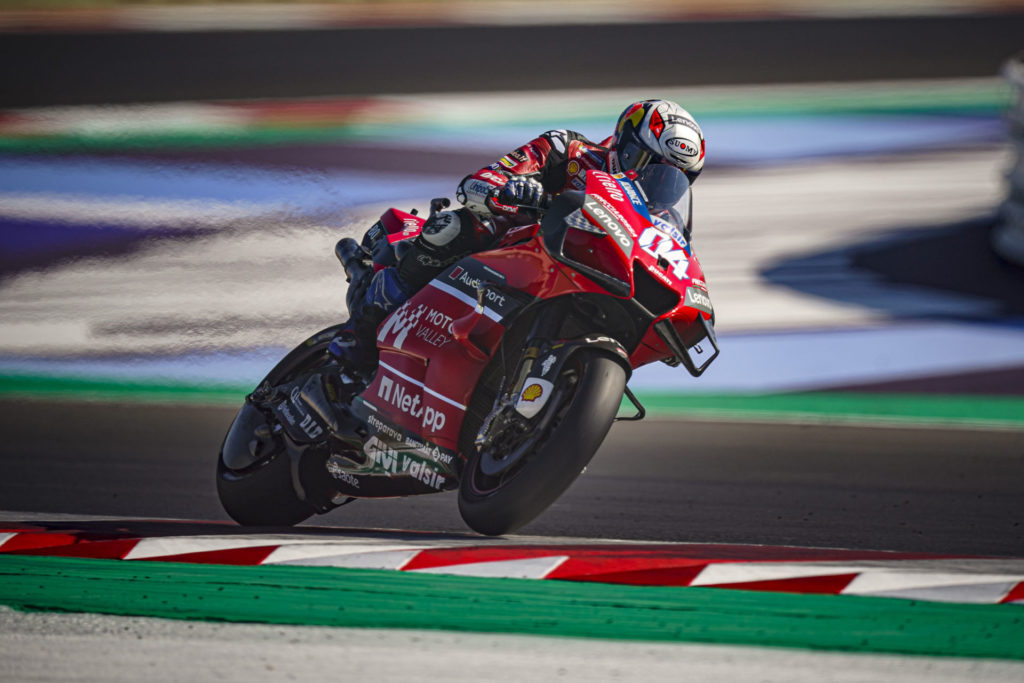 Andrea Dovizioso (04). Photo courtesy Ducati.