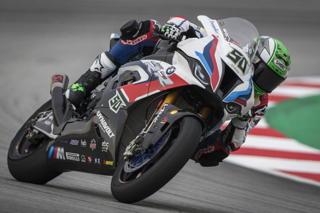 Eugene Laverty (50). Photo courtesy BMW Motorrad Motorsports.