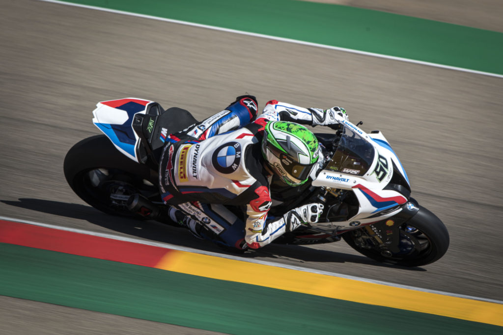 Eugene Laverty (50). Photo courtesy BMW.