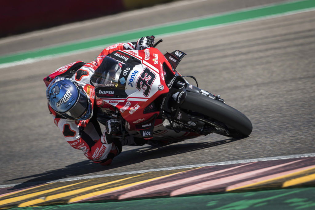 Marco Melandri (33).  Photo courtesy Barni Racing.