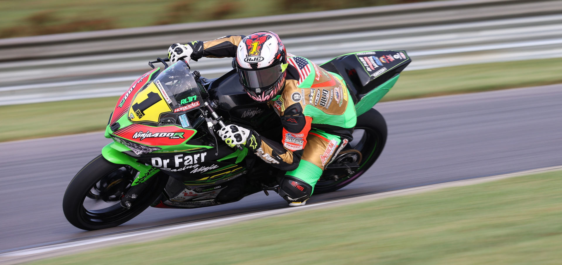 Rocco Landers (1) in action at Barber Motorsports Park. Photo by Brian J. Nelson.