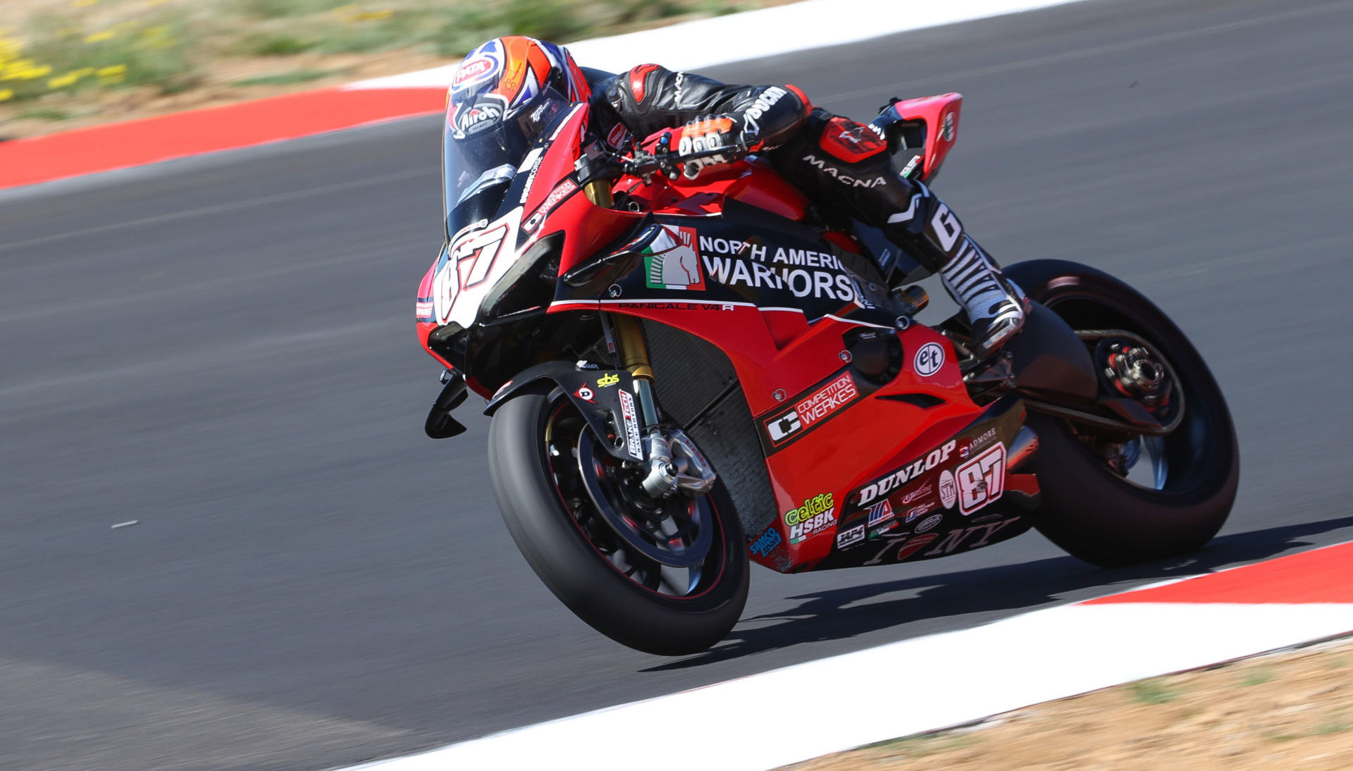 Lorenzo Zanetti (87) at Ridge Motorsports Park. Photo by Brian J. Nelson.