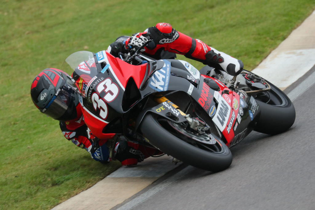 Kyle Wyman (33). Photo courtesy Ducati North America.