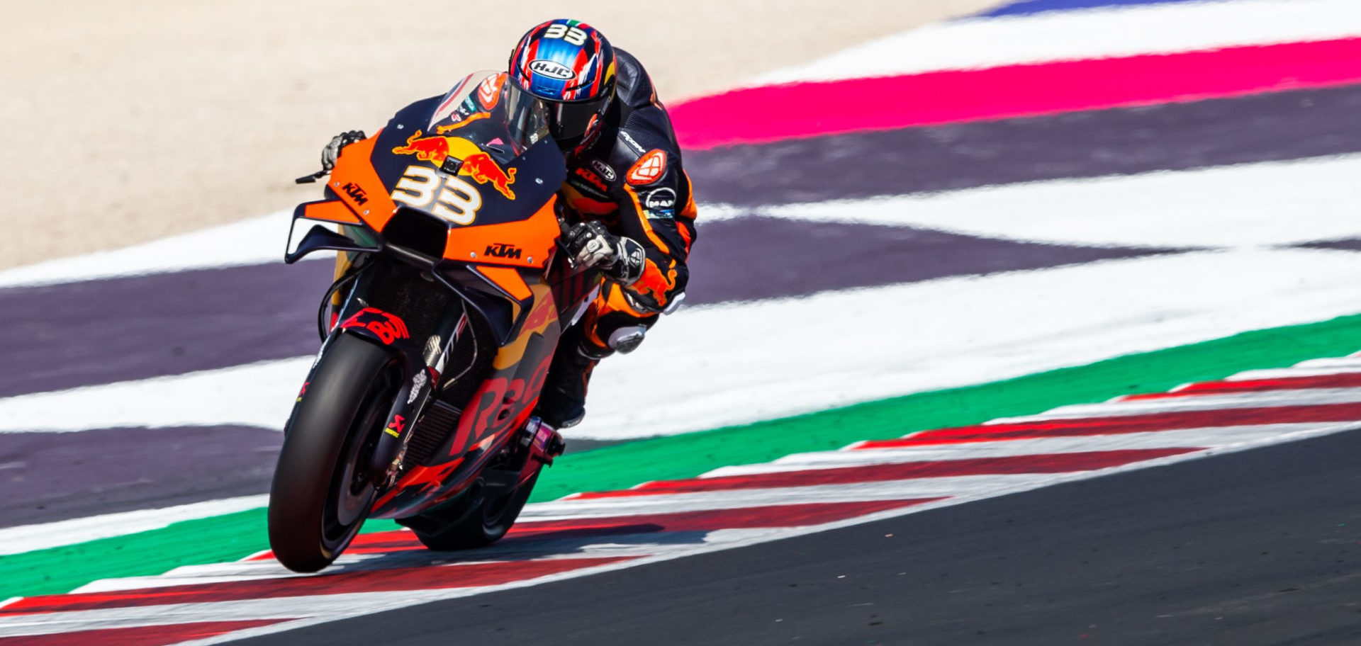 Brad Binder (33). Photo courtesy KTM.