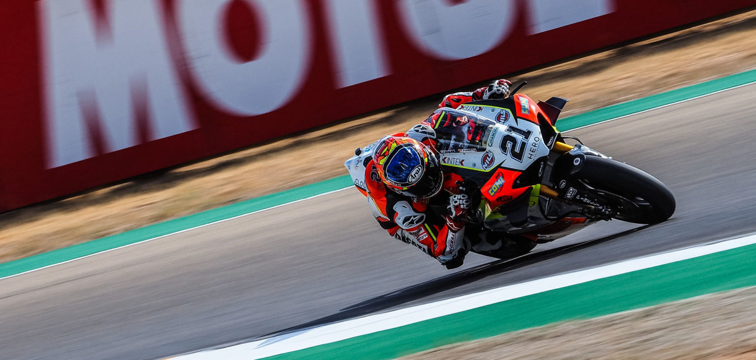 Michael Rinaldi (21). Photo courtesy Dorna WorldSBK Press Office.