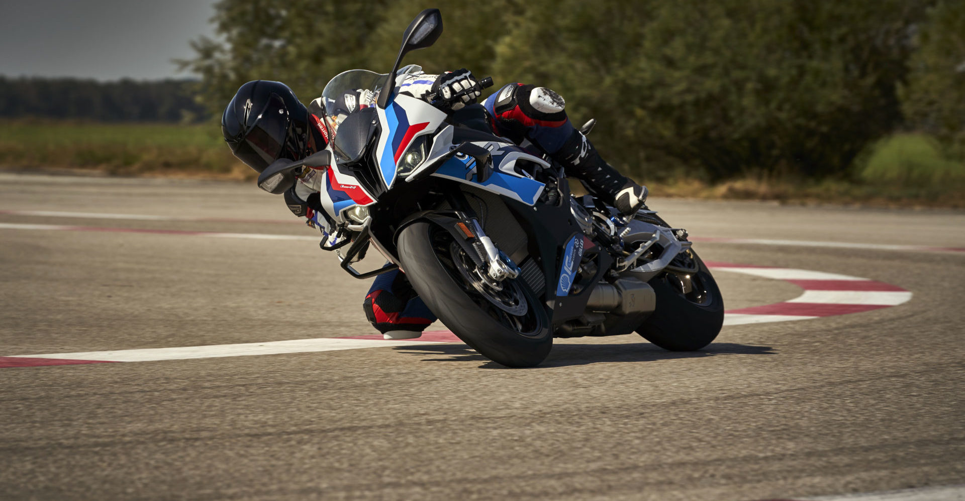 BMW's new M 1000 RR in action. Photo courtesy BMW Motorrad.