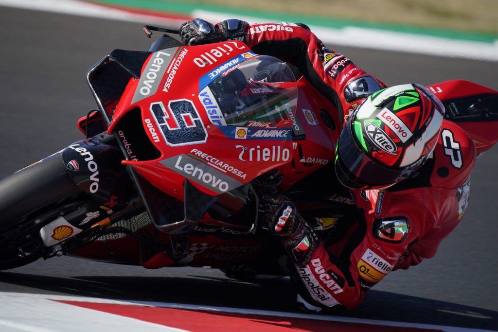 Danilo Petrucci (9). Photo courtesy Ducati.