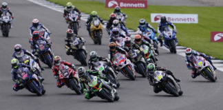 The start of Race One at Silverstone. Photo courtesy MSVR.