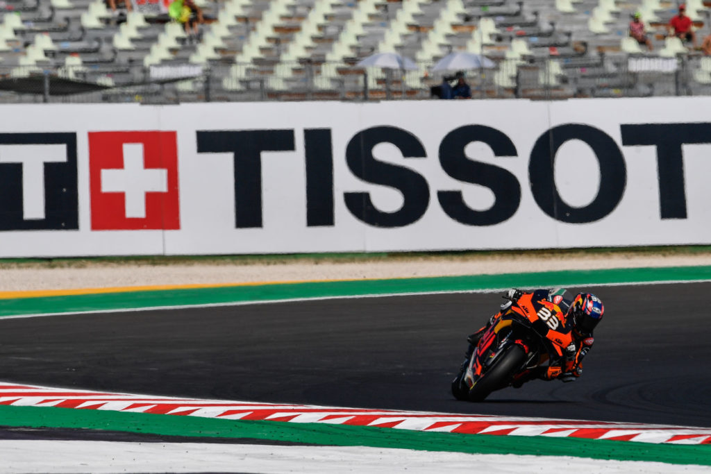 Brad Binder (33). Photo courtesy Dorna.