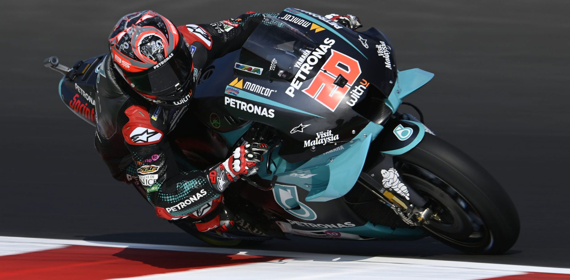 Fabio Quartararo (20). Photo courtesy PETRONAS Yamaha SRT.