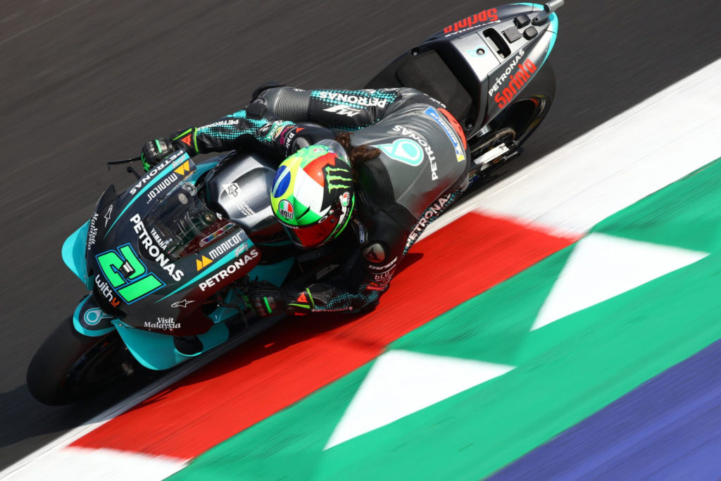 Franco Morbidelli (21). Photo courtesy PETRONAS Yamaha SRT.