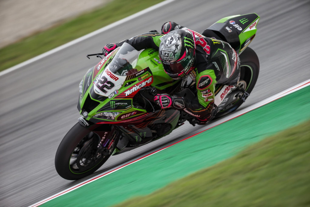 Alex Lowes (22). Photo courtesy Kawasaki.