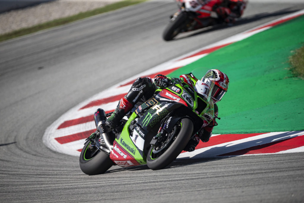 Jonathan Rea (1). Photo courtesy Kawasaki.