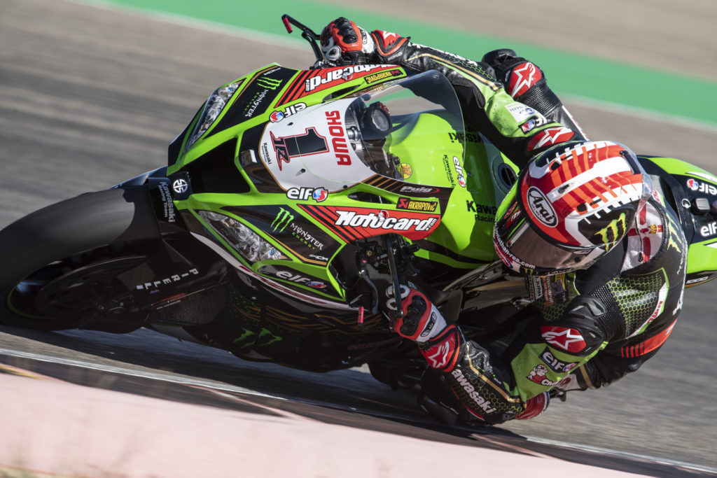 Jonathan Rea (1). Photo courtesy Kawasaki.