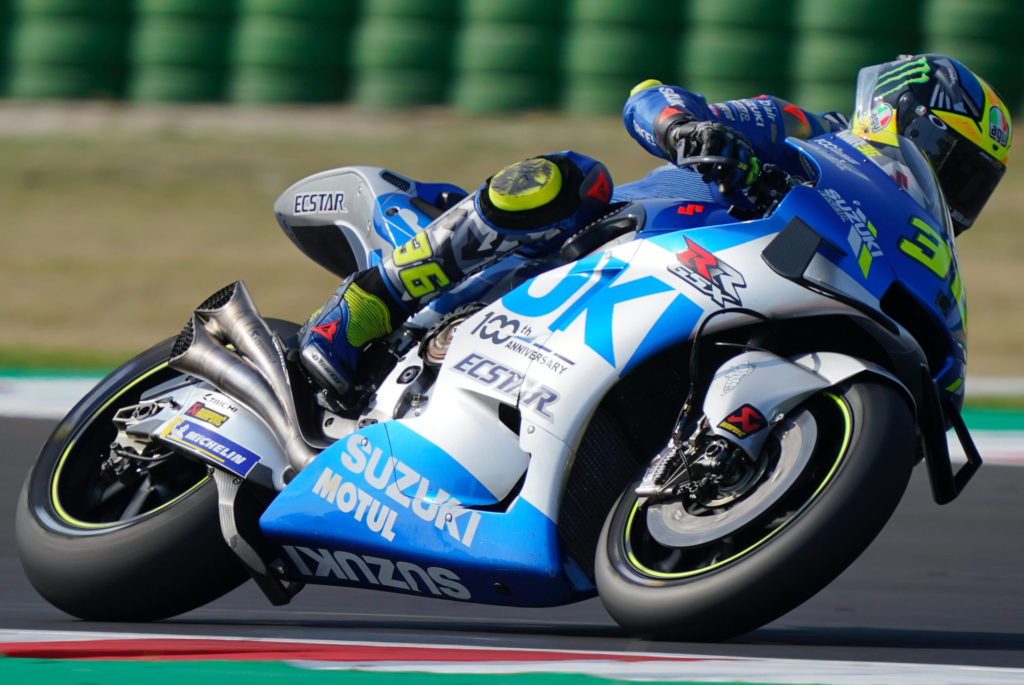 Joan Mir (36). Photo courtesy Team Suzuki ECSTAR.