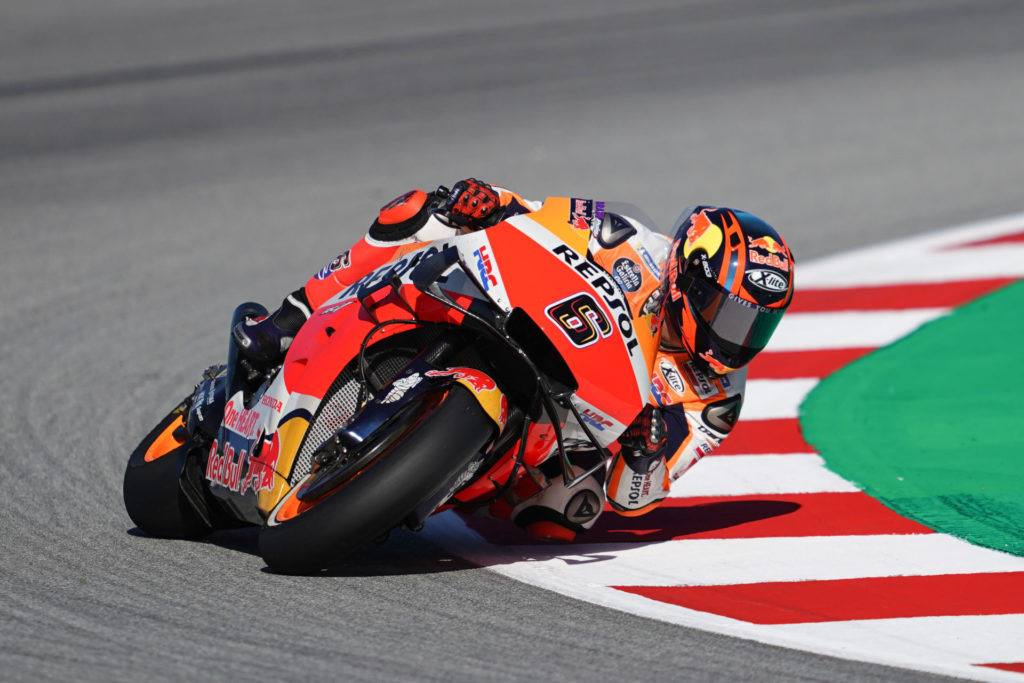 Stefan Bradl (6). Photo courtesy Repsol Honda.