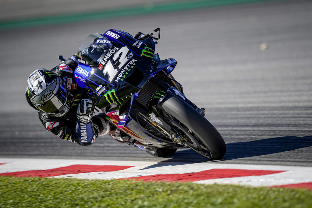 Maverick Vinales (12). Photo courtesy Monster Energy Yamaha.