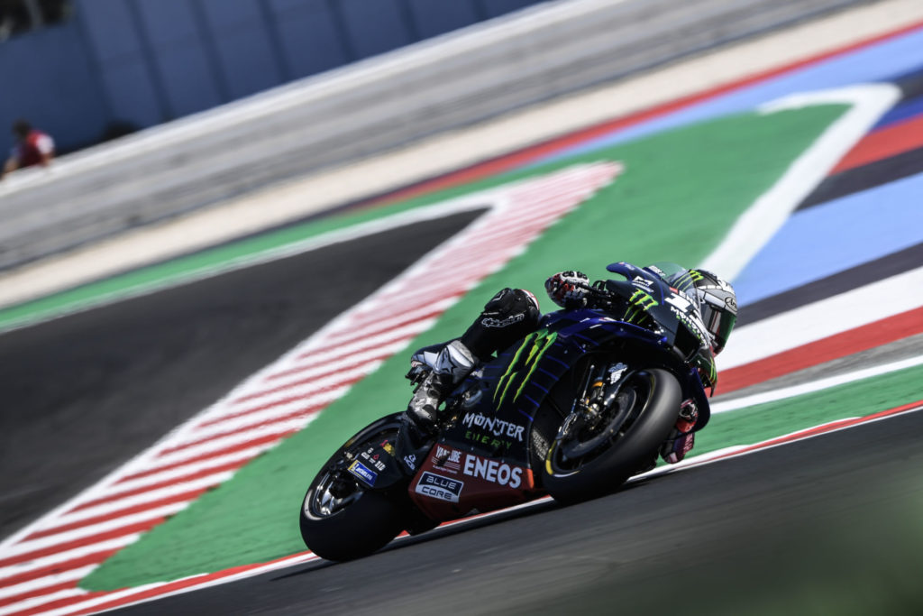 Maverick Vinales (12). Photo courtesy Monster Energy Yamaha.