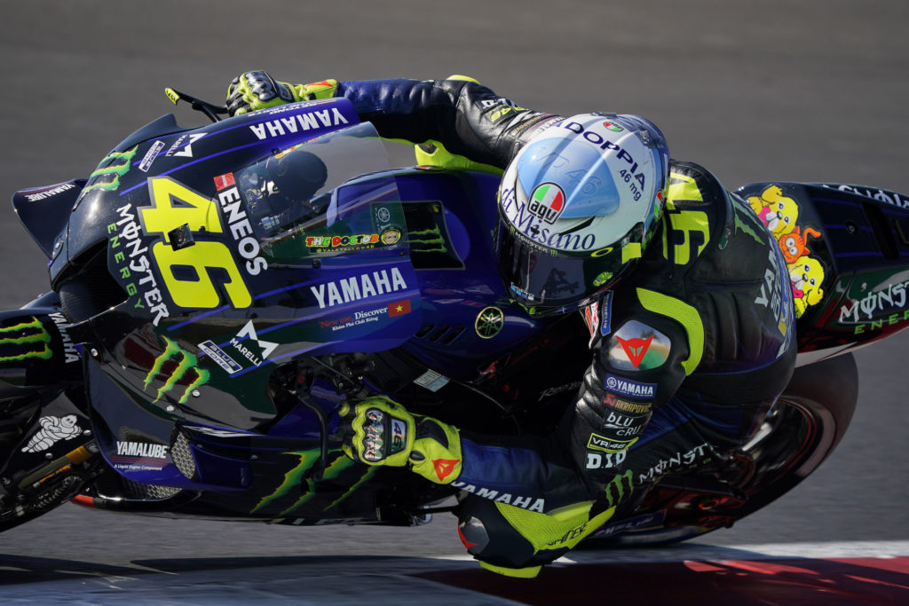 Valentino Rossi (46). Photo courtesy Monster Energy Yamaha.