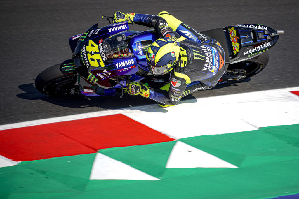 Valentino Rossi (46). Photo courtesy Monster Energy Yamaha.