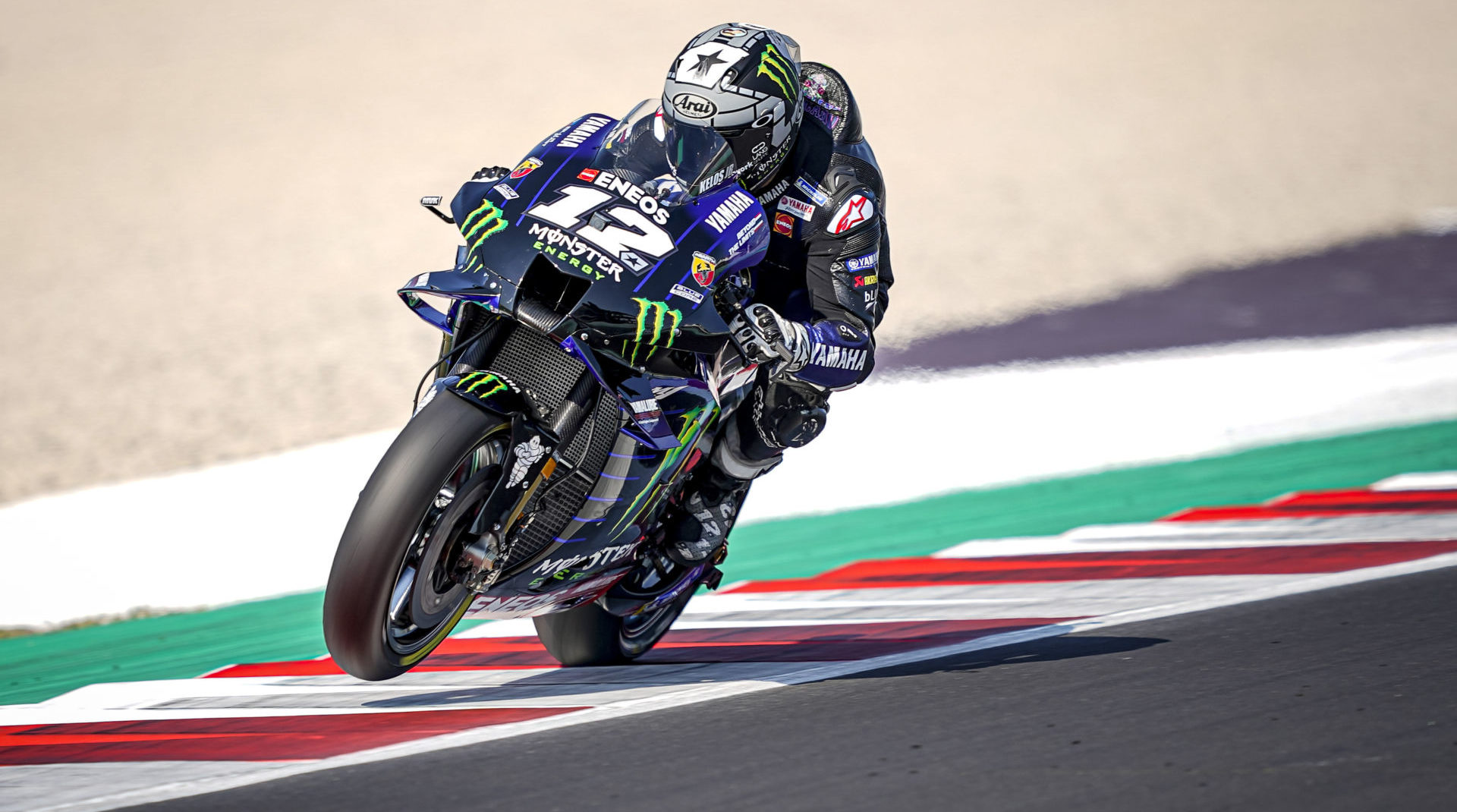 Maverick Vinales (12). Photo courtesy Monster Energy Yamaha.