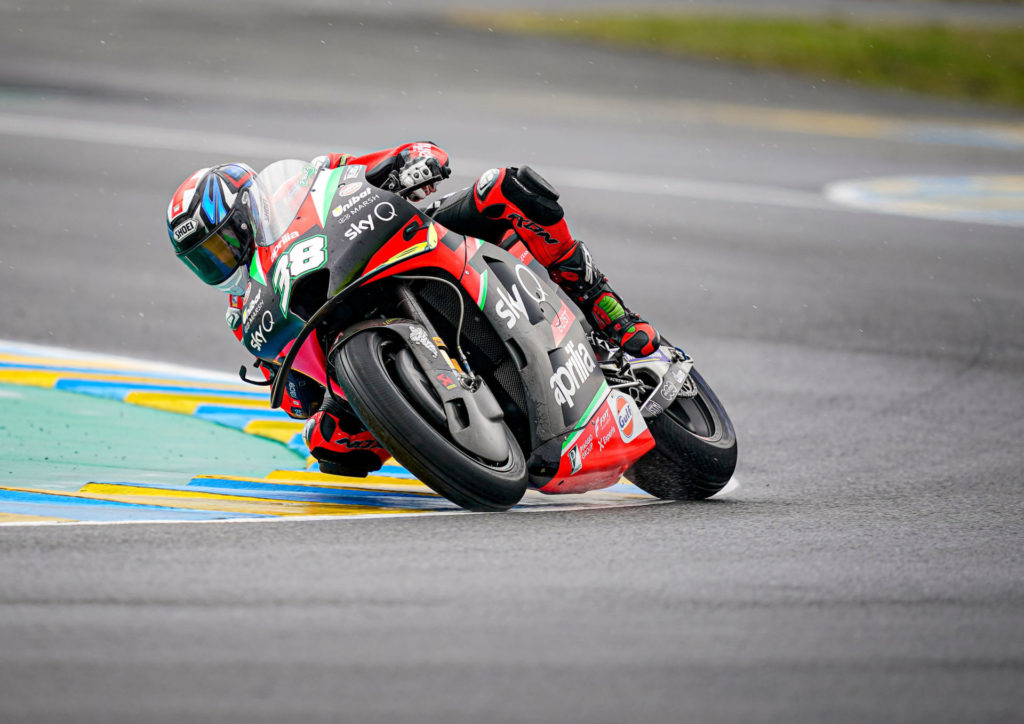 Bradley Smith (38). Photo courtesy Aprilia.