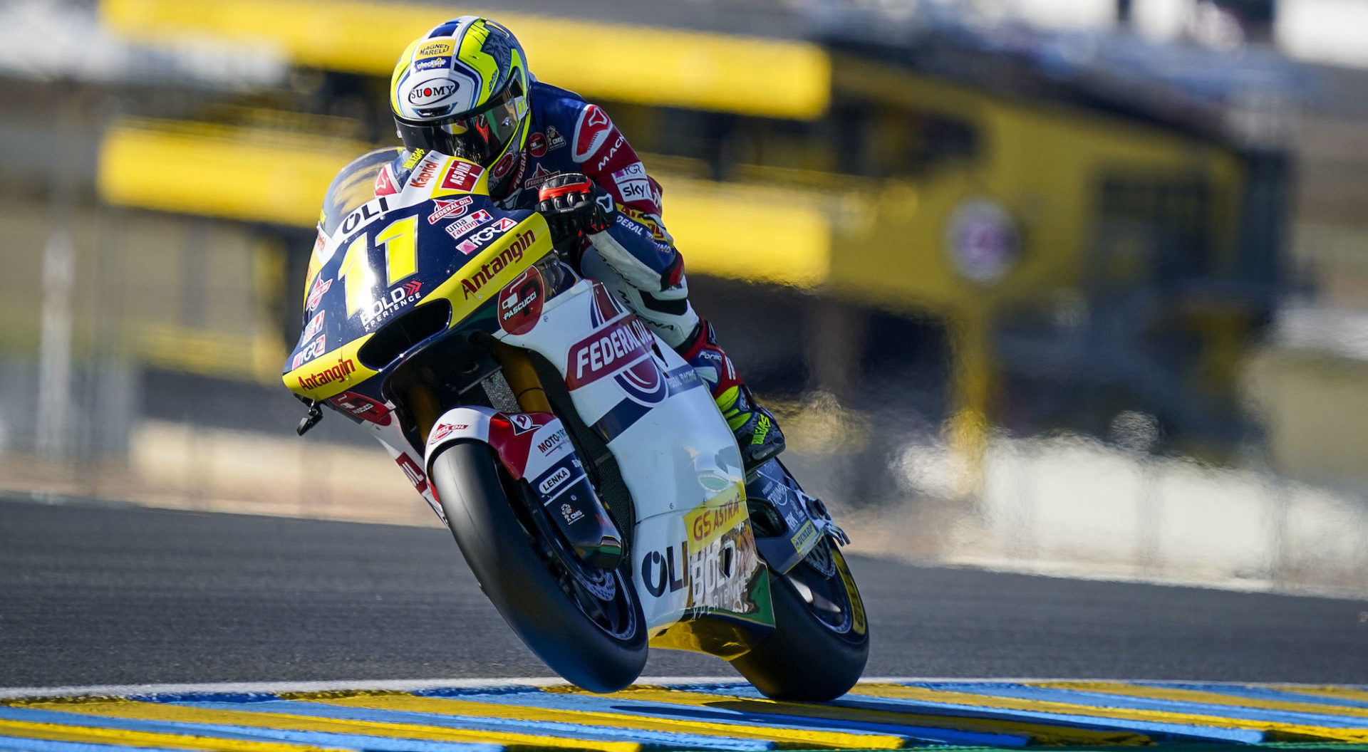 Team Federal Oil Gresini Moto2 rider Nicolo Bulega (11). Photo courtesy Gresini Racing.