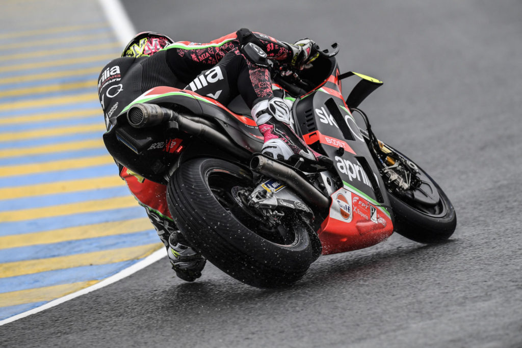 Aleix Espargaro (38). Photo courtesy Aprilia Gresini Racing.