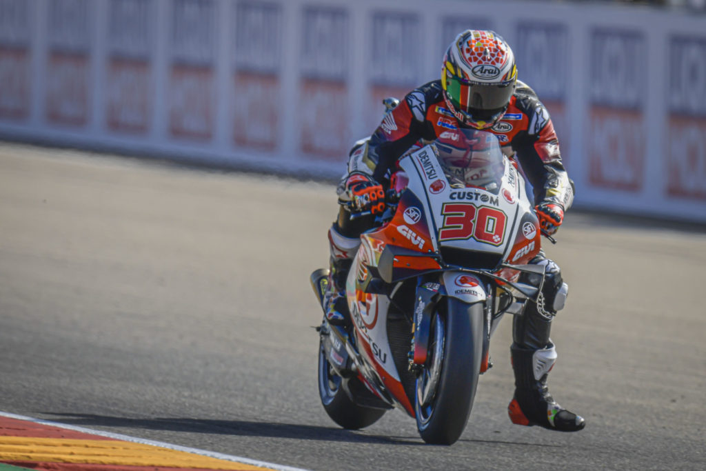 Takaaki Nakagami (30). Photo courtesy Dorna.