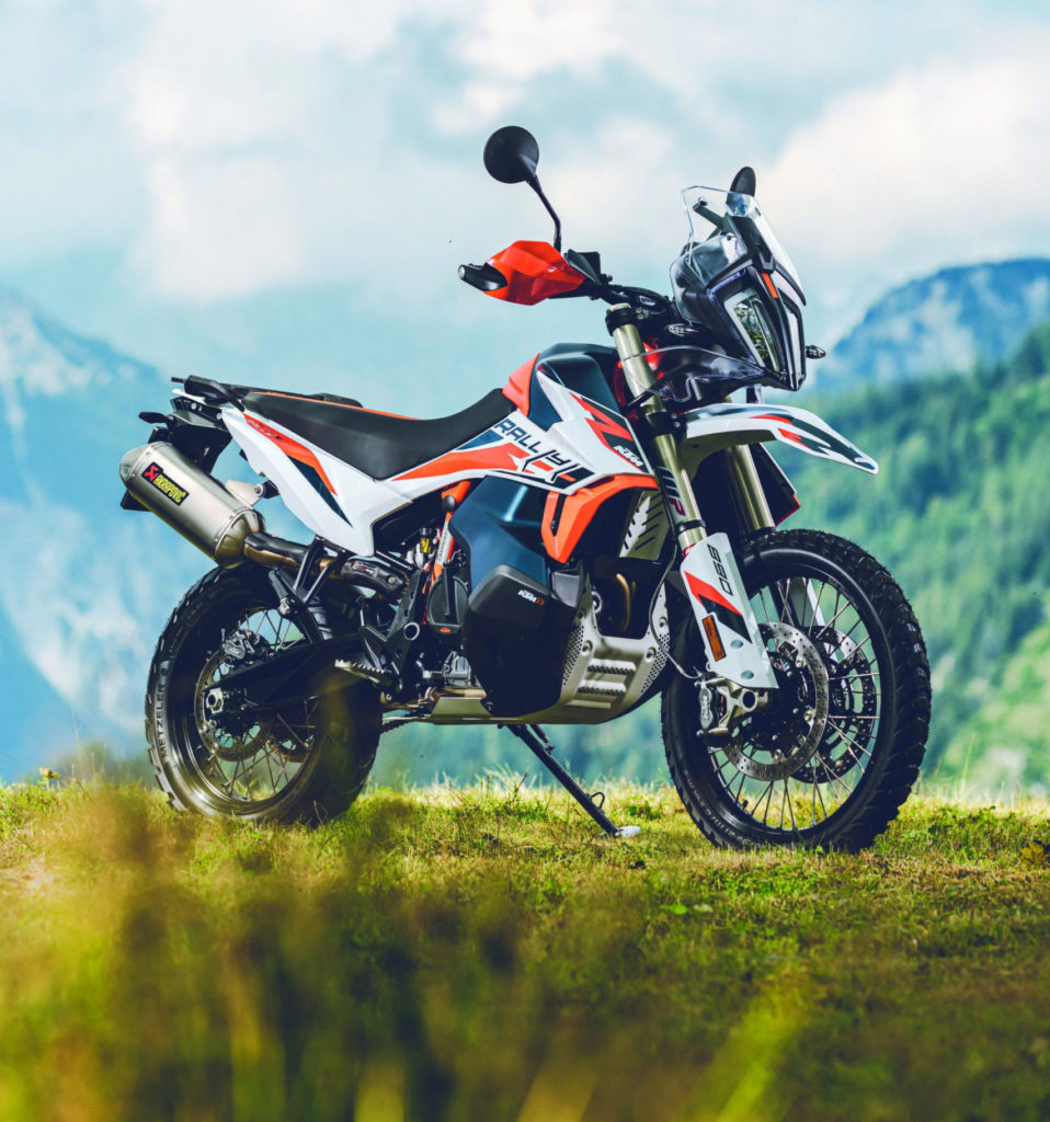 A 2021 KTM 890 Adventure R Rally edition. Photo by Sebas Romero, courtesy KTM.