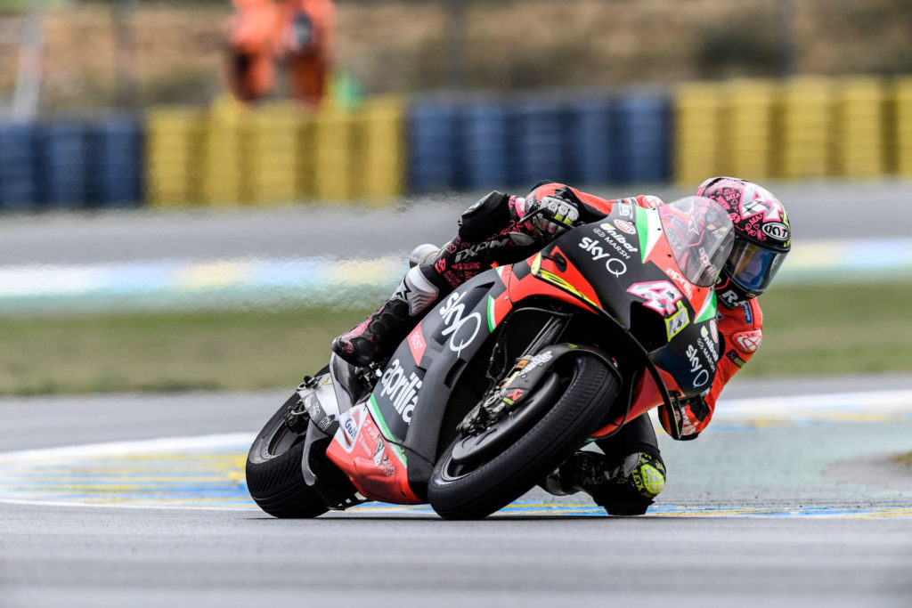 Aleix Espargaro (41). Photo courtesy Aprilia.