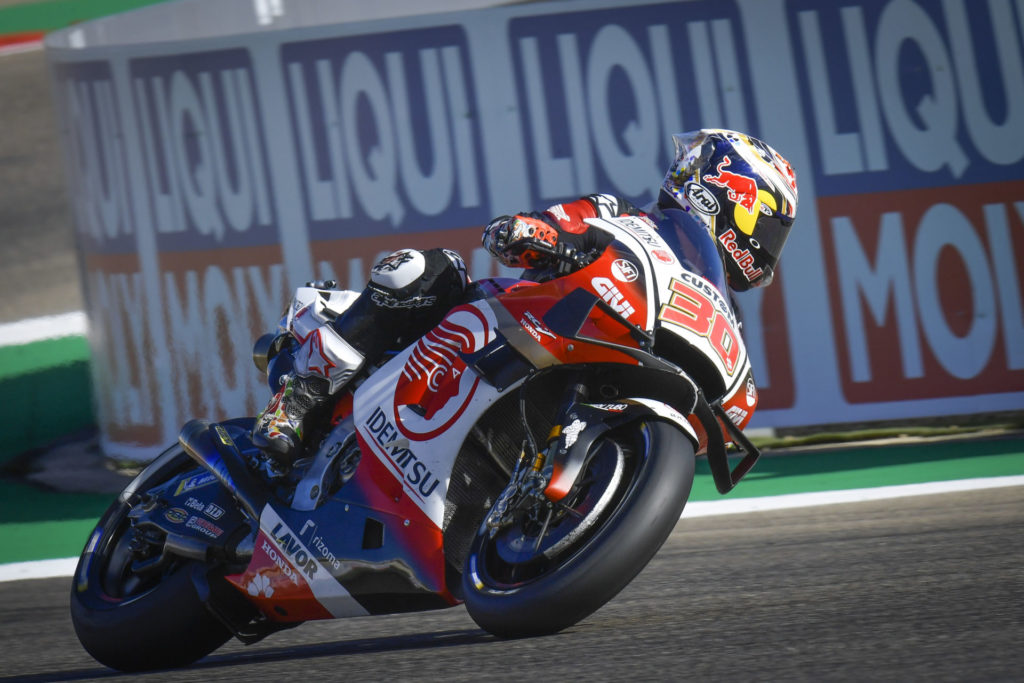 Takaaki Nakagami (30). Photo courtesy Dorna.