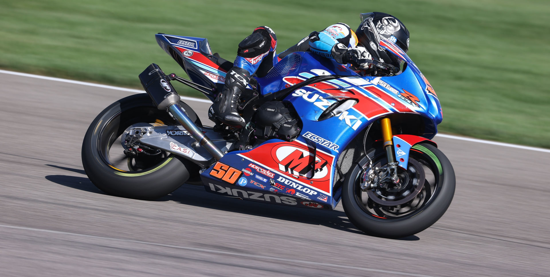 Bobby Fong arrives at WeatherTech Raceway Laguna Seca with the hot hand after winning two of the three HONOS Superbike races at Indianapolis Motor Speedway. Photo by Brian J. Nelson, courtesy MotoAmerica.