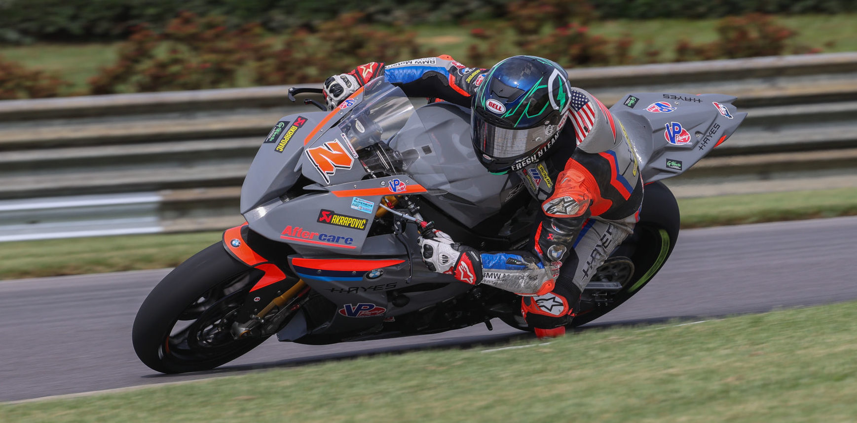 Josh Herrin (2) at speed at Barber Motorsports Park. Photo by Brian J. Nelson.