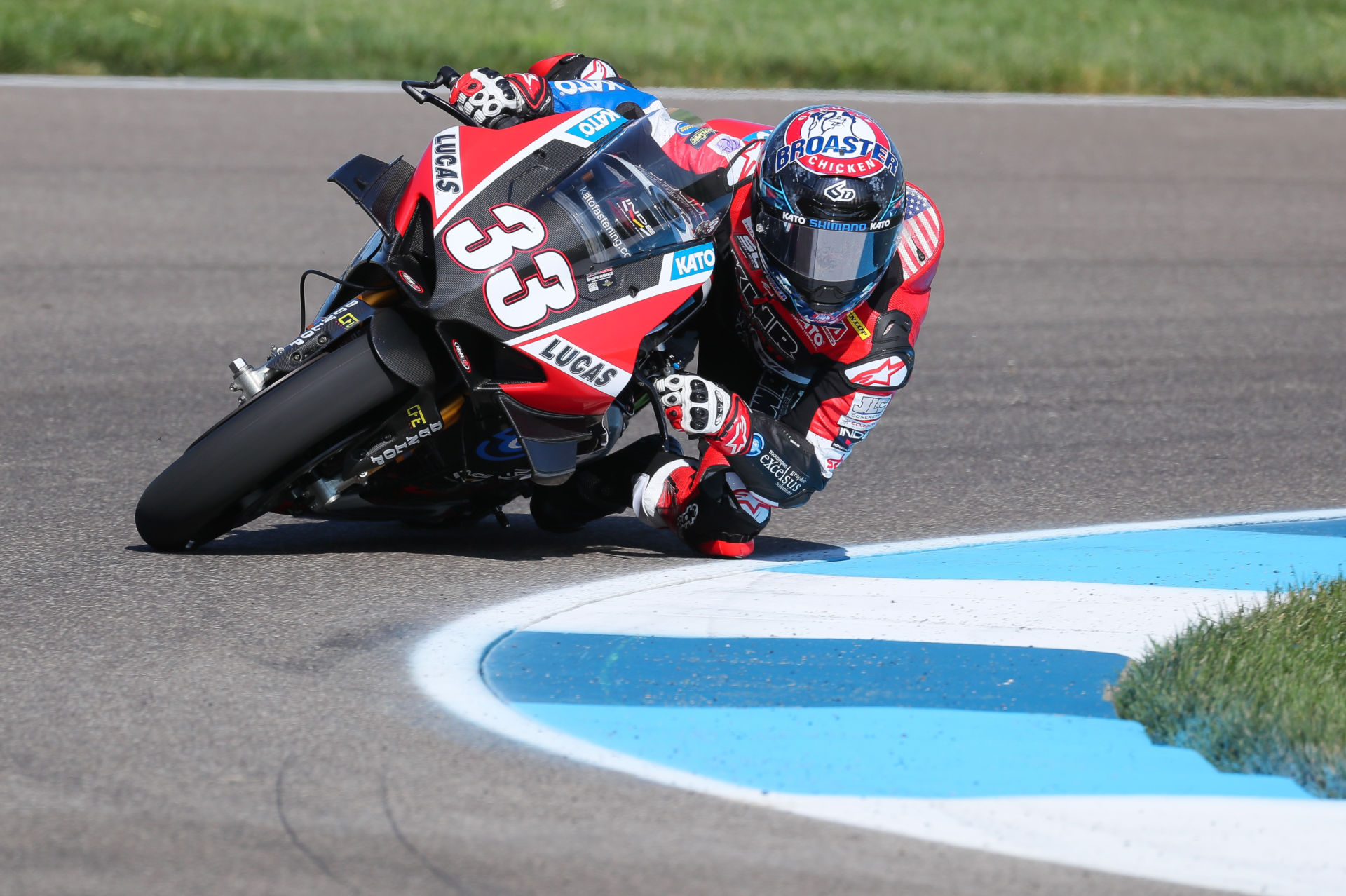 Kyle Wyman (33). Photo courtesy KWR Ducati.