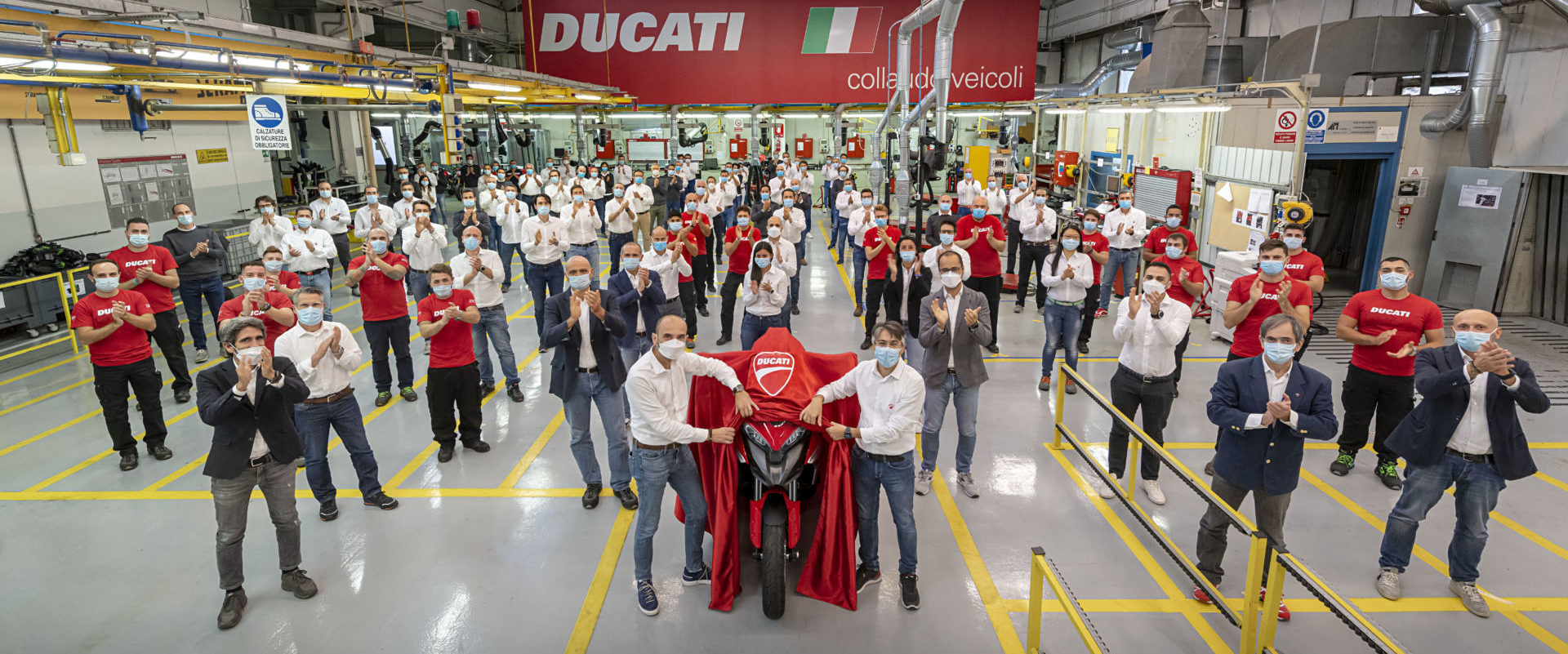 Ahead of its official unveiling, Ducati is announcing its new Multistrada V4 will feature front and rear radar systems to enhance rider safety. Photo courtesy Ducati.